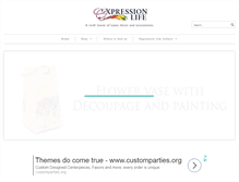 Tablet Screenshot of expressionlife.com